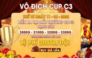 Giải Vô Địch Cup CPC3 Ngày 11/06/2025